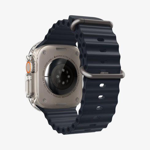 ACS05458 - Apple Watch Ultra (Apple Watch (49mm)) Case Thin Fit in black showing the front